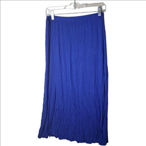 Asklazy Medium Elegant Blue Maxi Skirt Womens Nwt
